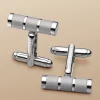 Best Charles Tyrwhitt Bar Cufflink - Silver Grey