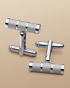Best Charles Tyrwhitt Bar Cufflink - Silver Grey