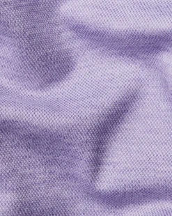 Cheap Charles Tyrwhitt Birdseye Pique Polo - Mauve Purple