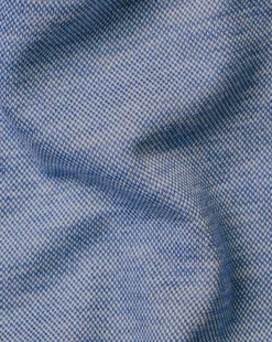 Clearance Charles Tyrwhitt Birdseye Pique Polo - Blue Royal