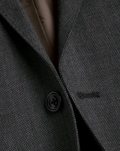 Online Charles Tyrwhitt Birdseye Ultimate Performance Suit Jacket - Grey