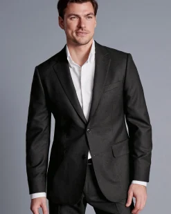 Store Charles Tyrwhitt British Luxury Suit Jacket - Gray Charcoal