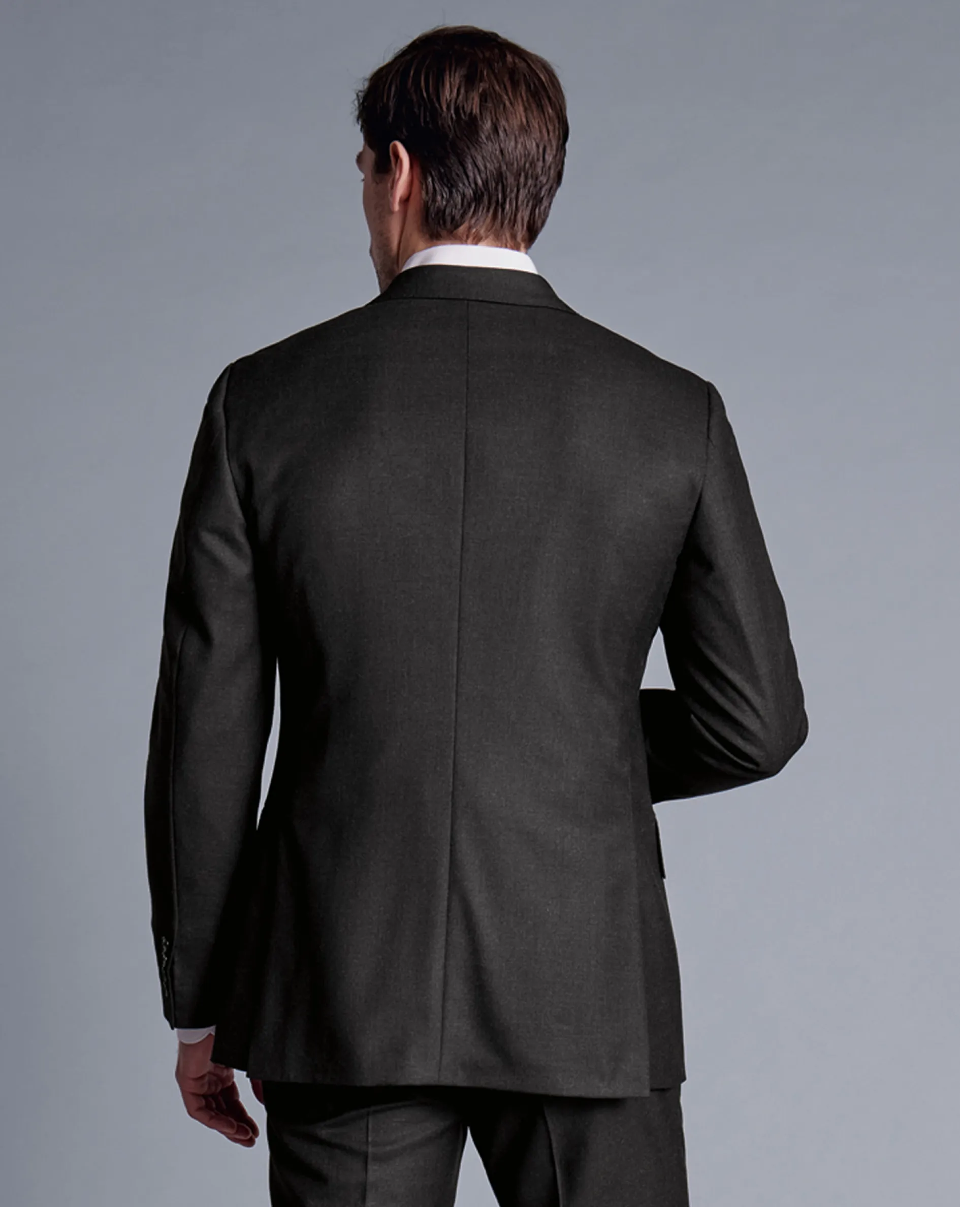 Store Charles Tyrwhitt British Luxury Suit Jacket - Gray Charcoal