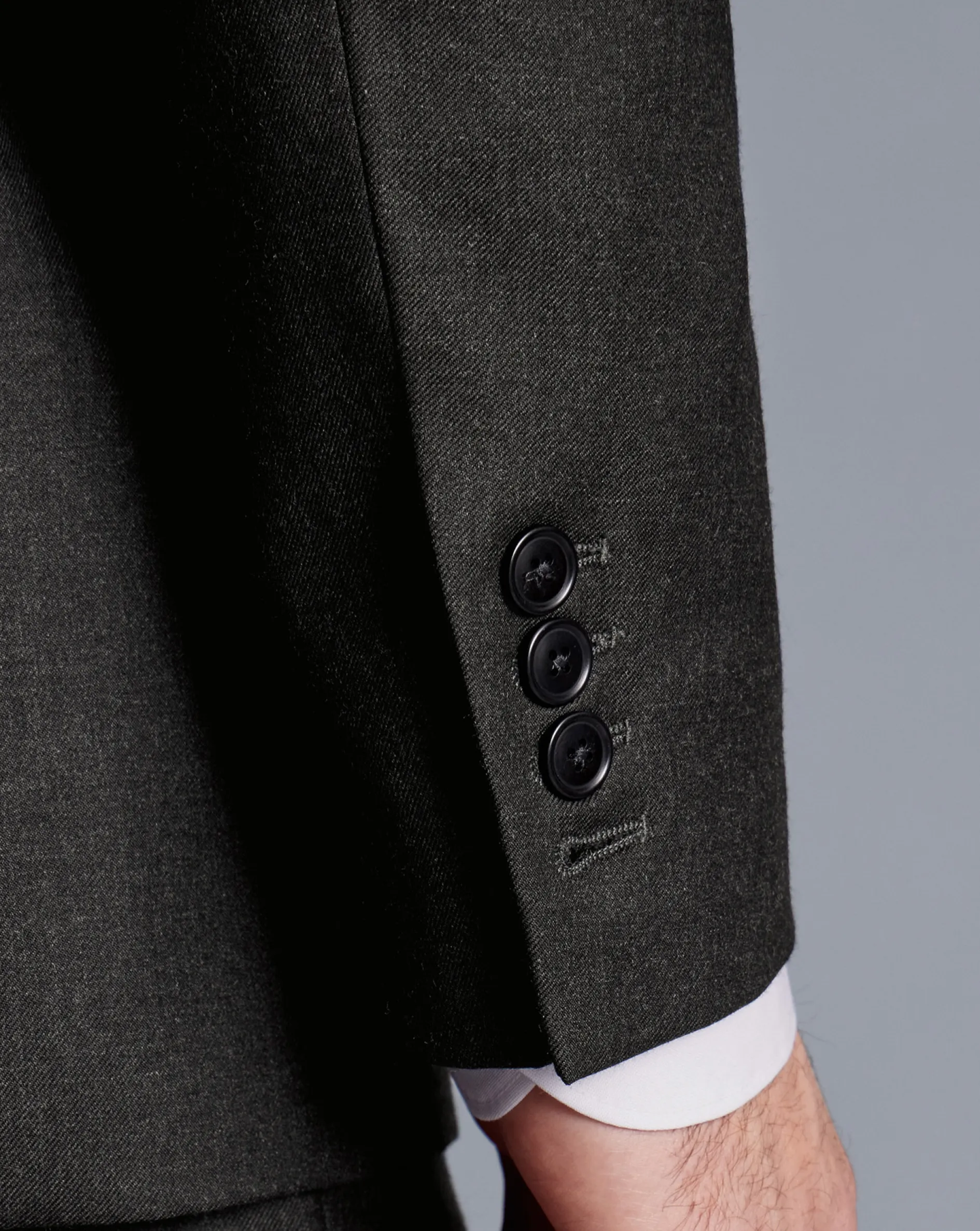 Store Charles Tyrwhitt British Luxury Suit Jacket - Gray Charcoal
