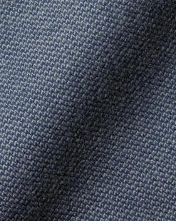 Best Sale Charles Tyrwhitt Button-Down Collar Arrow Dobby Brushed Flannel Shirt - Steel Blue