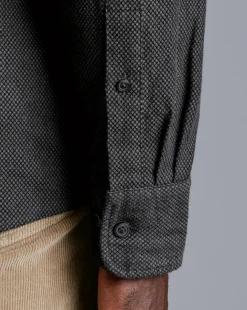 Best Sale Charles Tyrwhitt Button-Down Collar Dobby Flannel Shirt - Grey Charcoal