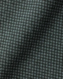 Flash Sale Charles Tyrwhitt Button-Down Collar Dobby Flannel Shirt - Dark Green