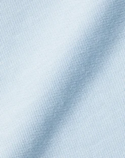 Store Charles Tyrwhitt Button-Down Collar Non-Iron Stretch Oxford Shirt - Blue Sky