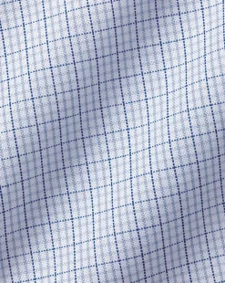 Best Sale Charles Tyrwhitt Button-Down Collar Non-Iron Check Shirt - Sky Blue