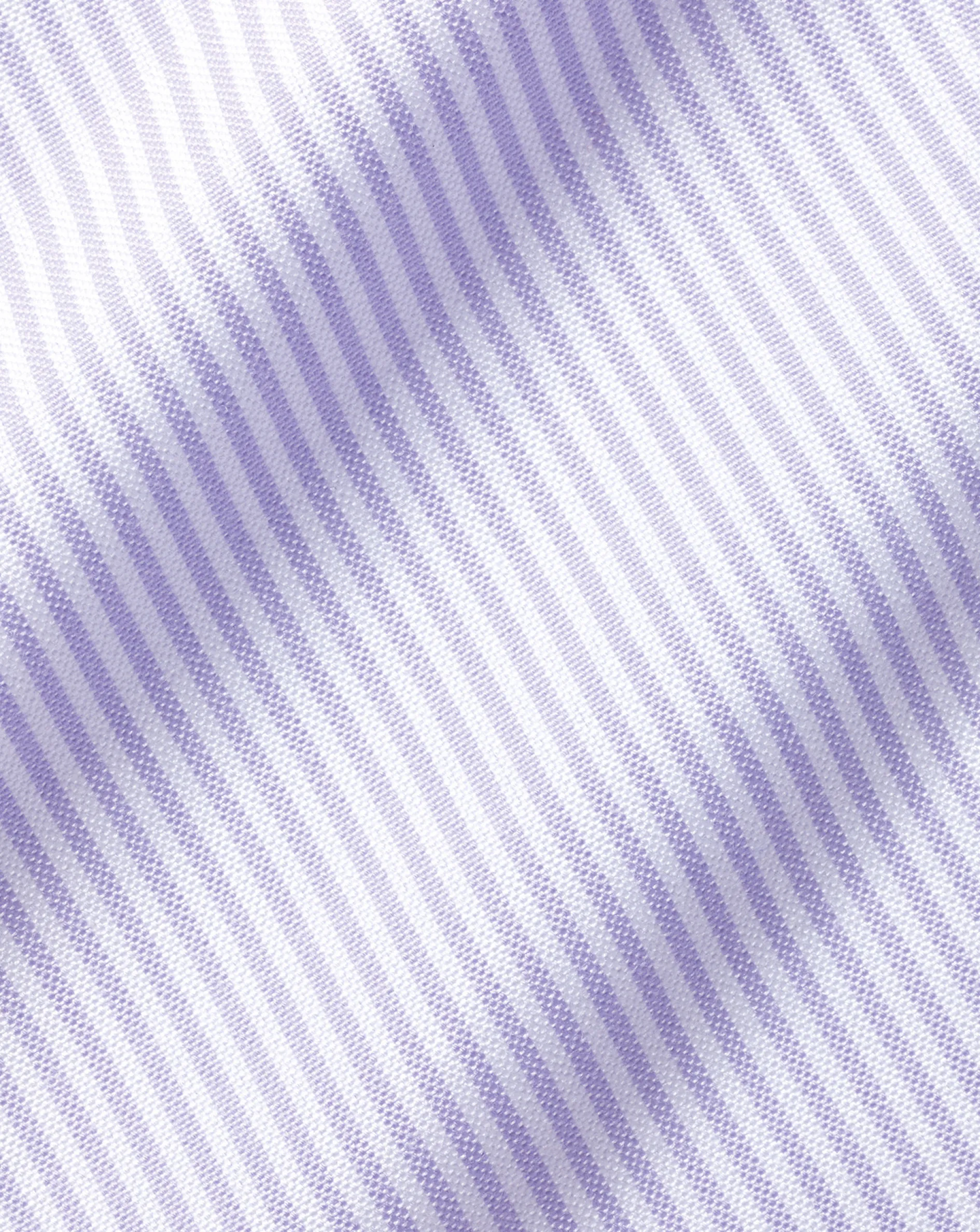 Outlet Charles Tyrwhitt Button-Down Collar Non-Iron Stripe Oxford Shirt - Purple Lilac