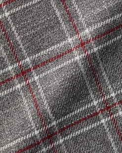 Hot Charles Tyrwhitt Button-Down Collar Non-Iron Twill Triple Windowpane Shirt - Grey