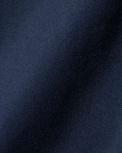 Discount Charles Tyrwhitt Button-Down Collar Washed Fine Twill Shirt - Navy