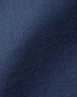 Cheap Charles Tyrwhitt Button-Down Collar Washed Oxford Shirt - Melange Dark Blue
