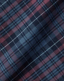Cheap Charles Tyrwhitt Button-Down Collar Washed Oxford Check Shirt - Blackberry Blackberry Purple