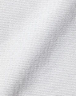 Hot Charles Tyrwhitt Button-Down Collar Washed Oxford Short Sleeve Shirt - White