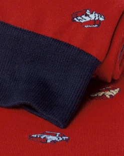 Discount Charles Tyrwhitt Car Socks - Red
