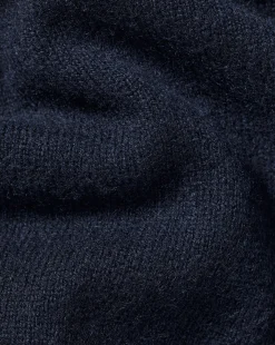 Discount Charles Tyrwhitt Cashmere Quarter Zip Sweater - Navy