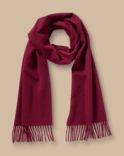 Flash Sale Charles Tyrwhitt Cashmere Scarf - Dark Red