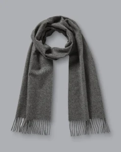 Clearance Charles Tyrwhitt Cashmere Scarf - Mid Grey
