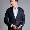 Store Charles Tyrwhitt Check Suit Jacket - Denim Blue