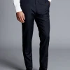 Outlet Charles Tyrwhitt Check Suit Pants - Ink Blue
