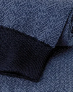 Fashion Charles Tyrwhitt Chevron Socks - Steel Blue