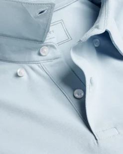 Hot Charles Tyrwhitt Combed Cotton Polo - Cornflower Blue