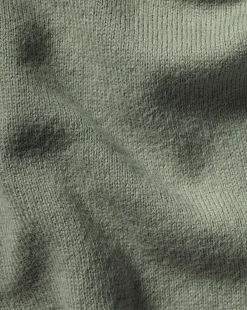 Best Charles Tyrwhitt Combed Cotton Quarter Zip Sweater - Sage Green
