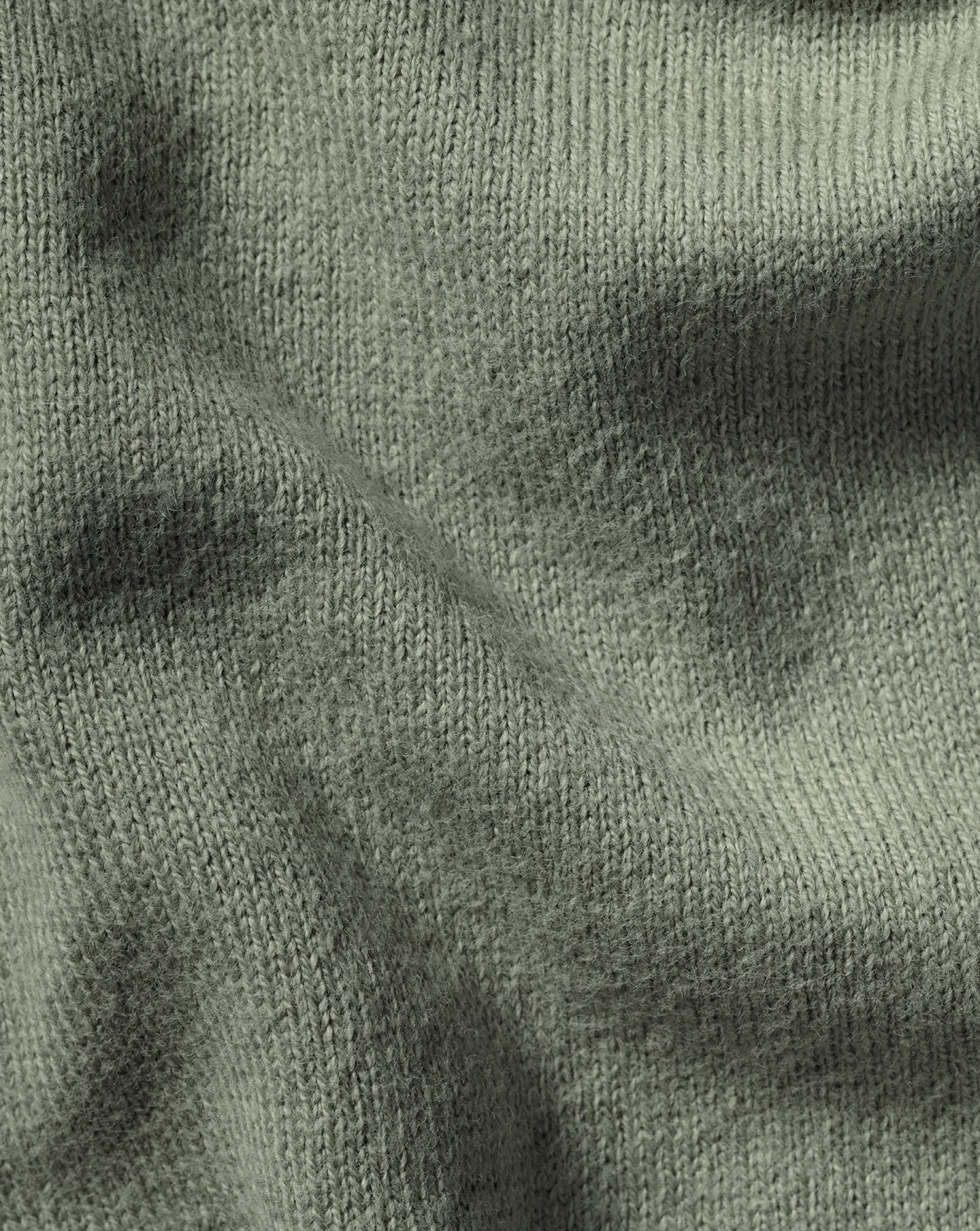 Best Charles Tyrwhitt Combed Cotton Quarter Zip Sweater - Sage Green