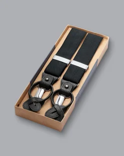 Discount Charles Tyrwhitt Combination Suspenders - Black