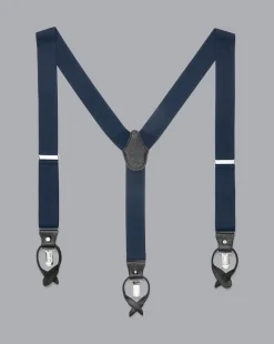 Cheap Charles Tyrwhitt Combination Suspenders - Navy