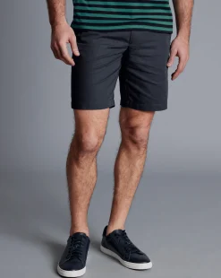 Flash Sale Charles Tyrwhitt Cotton Linen Shorts - Ink Blue