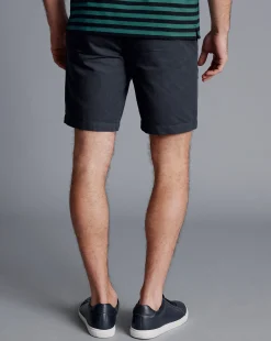 Flash Sale Charles Tyrwhitt Cotton Linen Shorts - Ink Blue