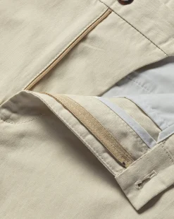 Flash Sale Charles Tyrwhitt Cotton Linen Shorts - Stone