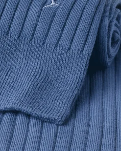 Best Charles Tyrwhitt Cotton Rib Socks - Indigo Blue