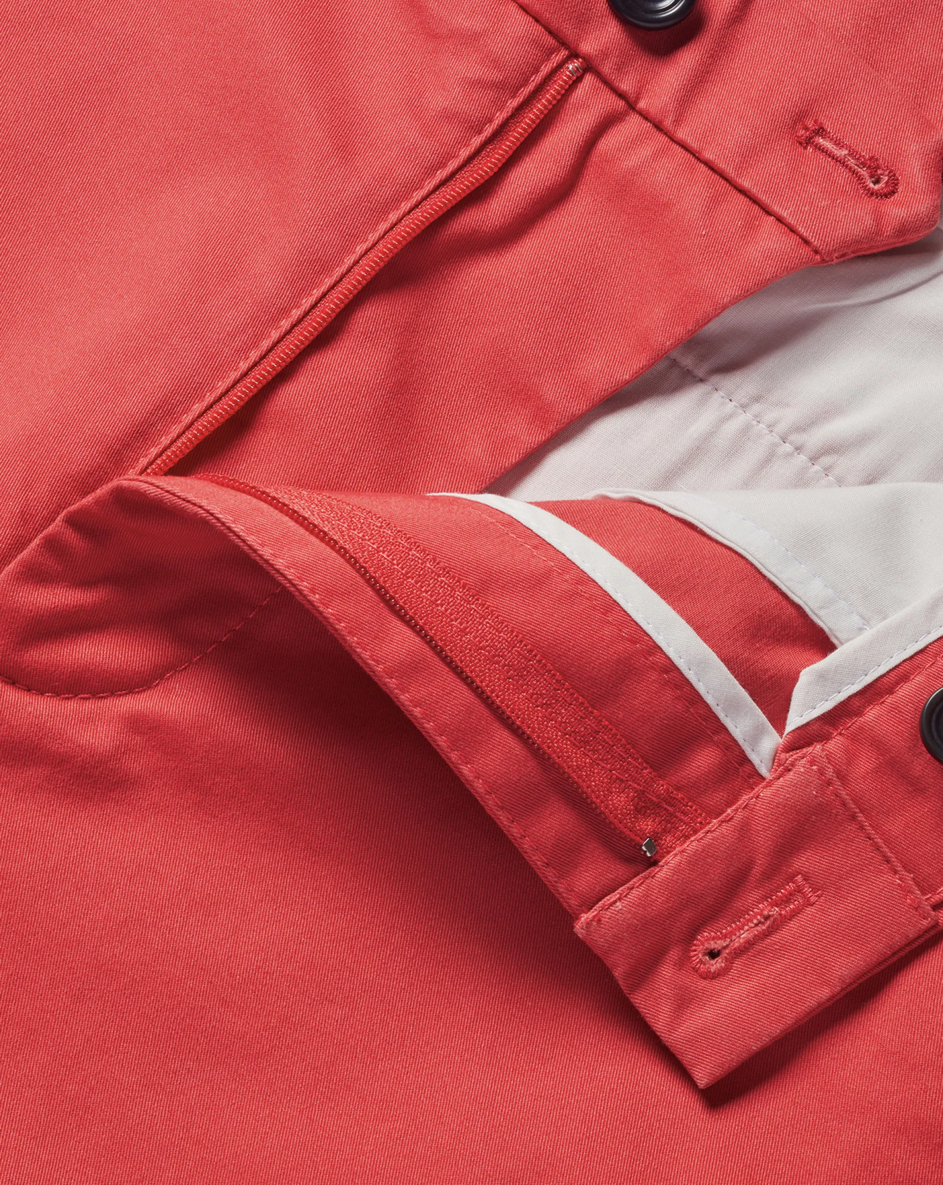 Flash Sale Charles Tyrwhitt Cotton Shorts - Coral Pink