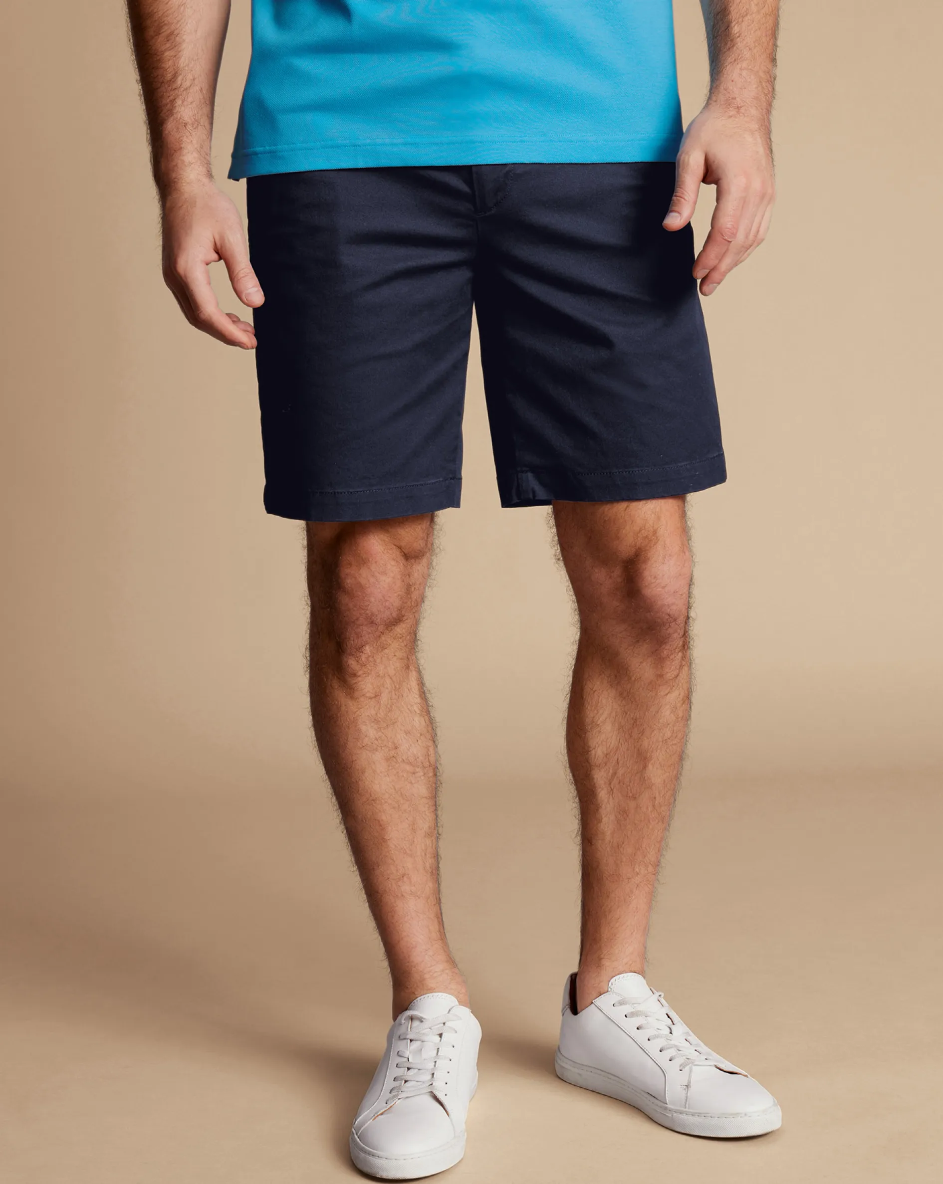 Store Charles Tyrwhitt Cotton Shorts - Navy