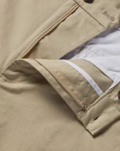 Shop Charles Tyrwhitt Cotton Shorts - Oatmeal