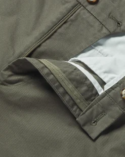 Shop Charles Tyrwhitt Cotton Shorts - Green Olive
