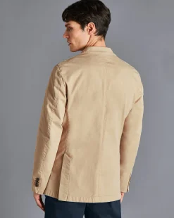 Fashion Charles Tyrwhitt Cotton Stretch Jacket - Limestone