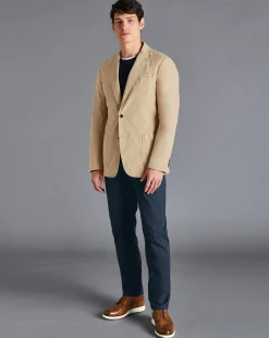 Fashion Charles Tyrwhitt Cotton Stretch Jacket - Limestone