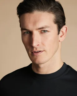 Outlet Charles Tyrwhitt Cotton Tyrwhitt T-Shirt - Black