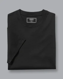 Outlet Charles Tyrwhitt Cotton Tyrwhitt T-Shirt - Black