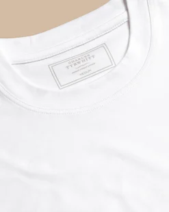 New Charles Tyrwhitt Cotton Tyrwhitt T-Shirt - White
