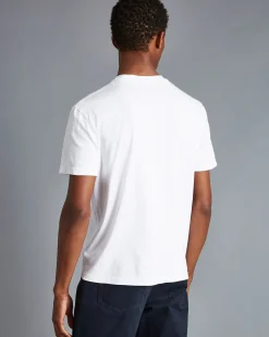New Charles Tyrwhitt Cotton Tyrwhitt T-Shirt - White
