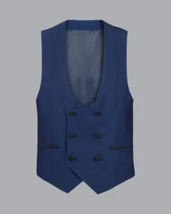 Clearance Charles Tyrwhitt Dinner Suit Vest - Royal Blue