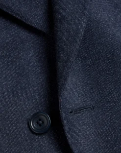 Flash Sale Charles Tyrwhitt Double Breasted Italian Pindot Suit Jacket - Denim Blue