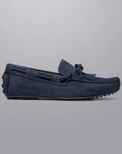 Shop Charles Tyrwhitt Driving Loafers - Navy