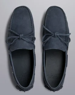 Shop Charles Tyrwhitt Driving Loafers - Navy