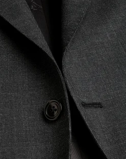 Clearance Charles Tyrwhitt End-on-End Ultimate Performance Suit Jacket - Charcoal Gray Charcoal Grey